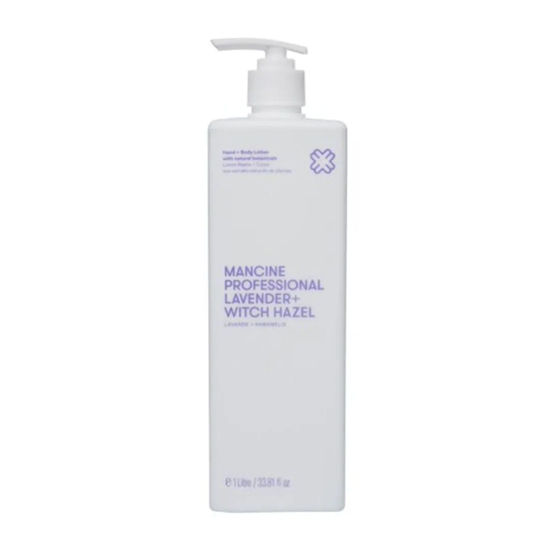 Mancine Hand & Body Lotion Lavender & Witch Hazel  1 Litre