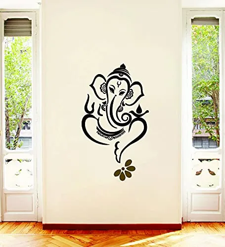 Meet Cute™ Ganesha Ji Wall Sticker for Living Room, Bed Room, Kide Room
