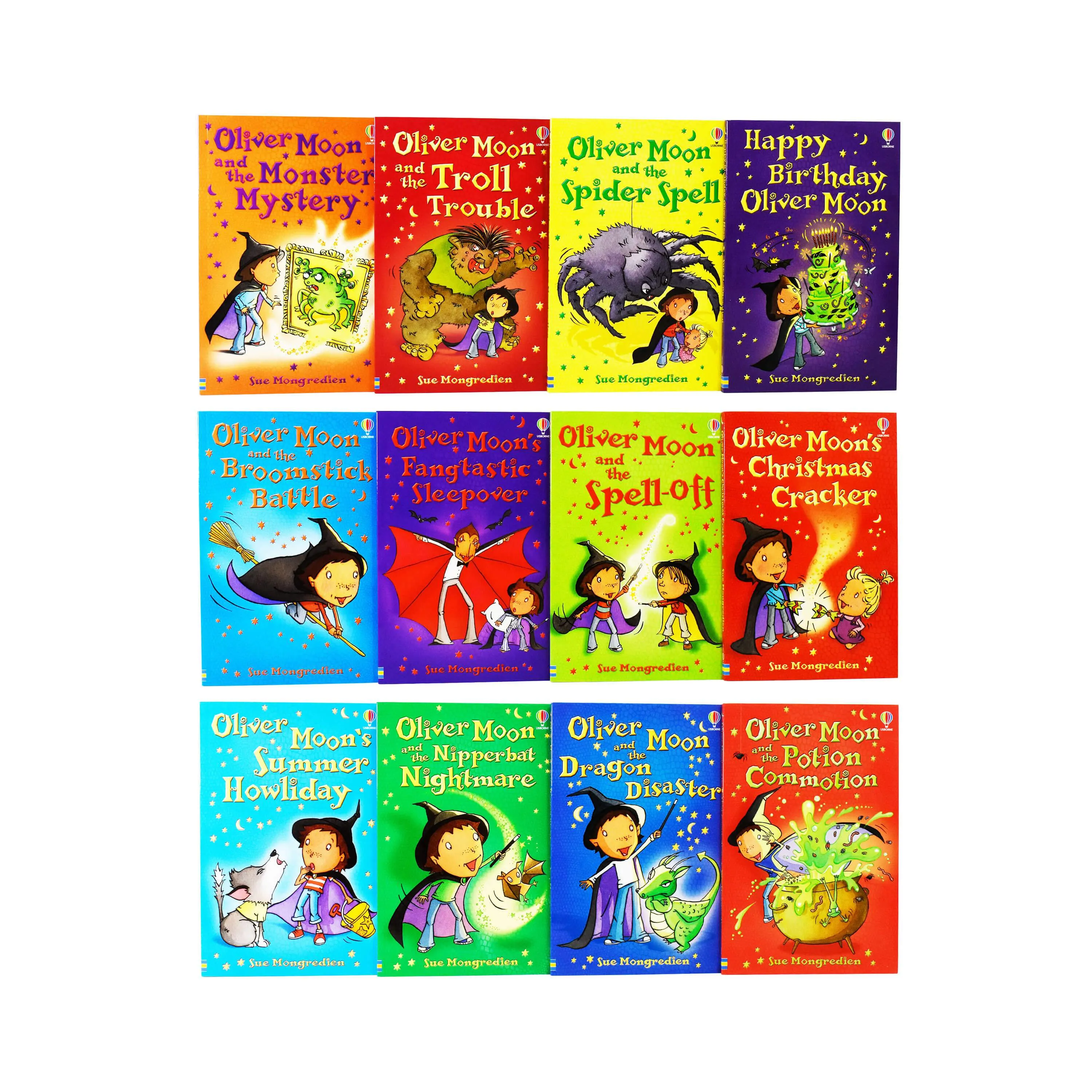 Oliver Moon Junior Wizard Series Collection 12 Books Set by Sue Mongredien - Paperback - Age 7-9