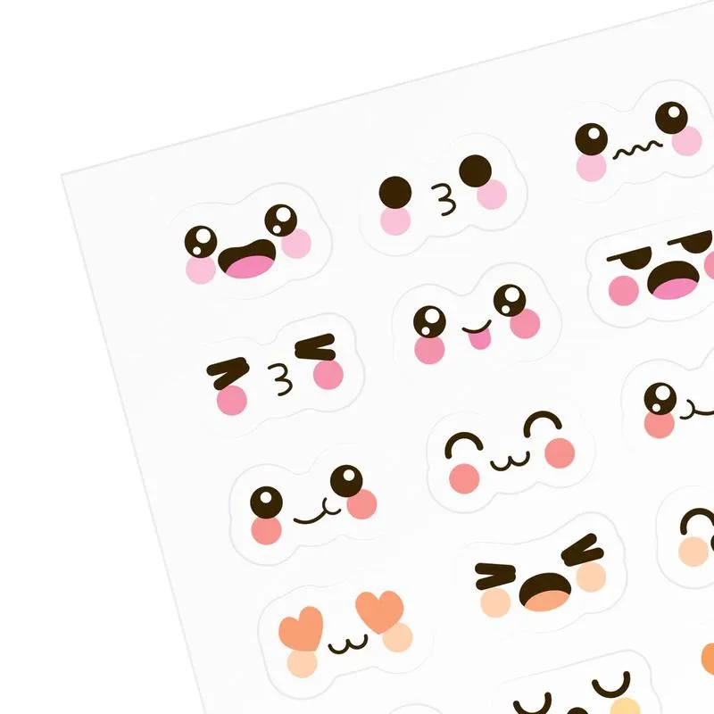 Ooly stickiville cute expressions stickers