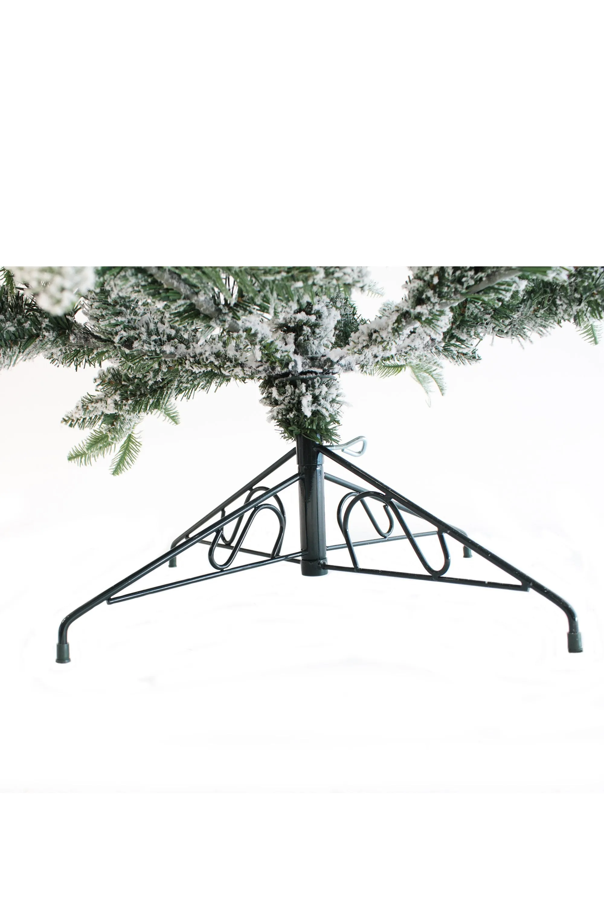 OPEN BOX - 7.5' Alpine Fir Artificial Christmas Tree - Snow Flocked