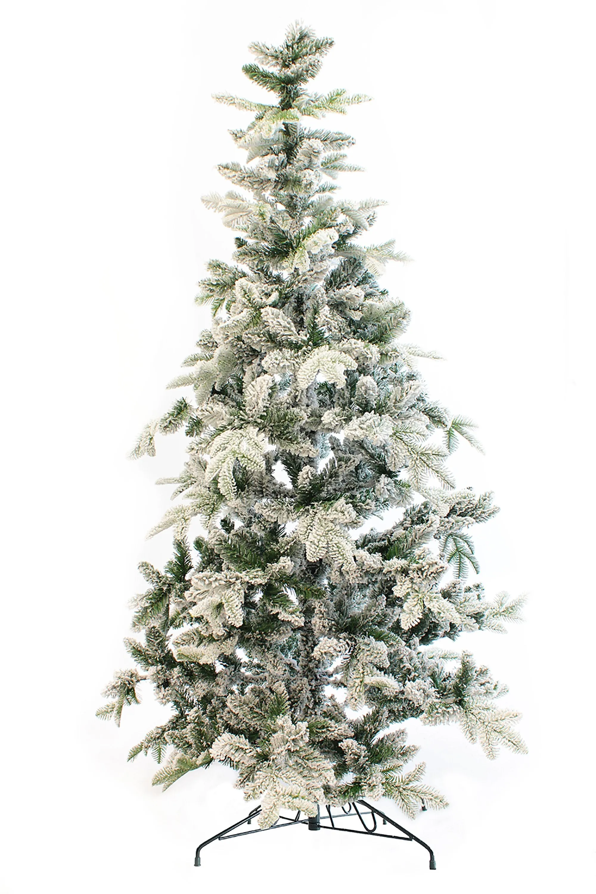 OPEN BOX - 7.5' Alpine Fir Artificial Christmas Tree - Snow Flocked