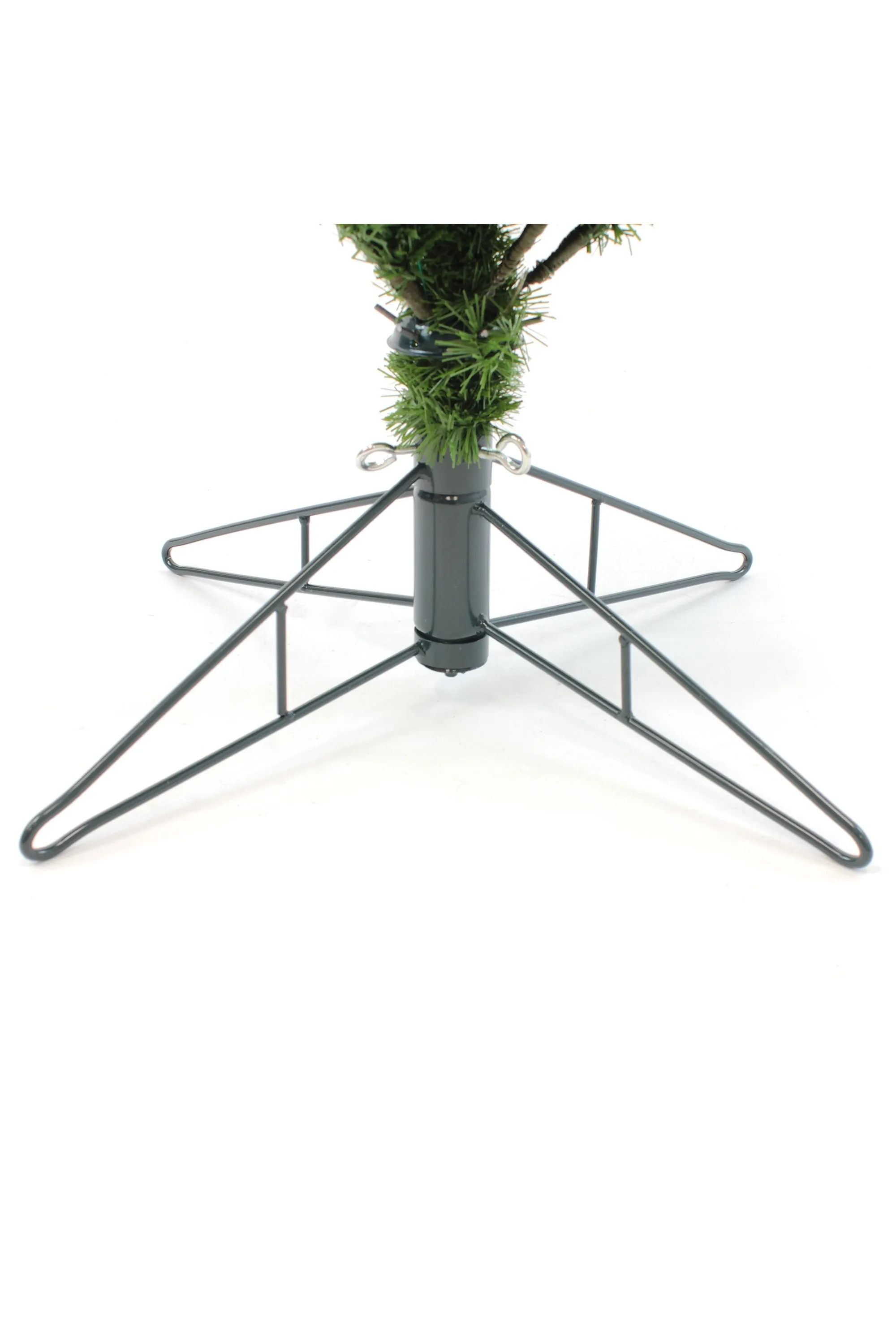OPEN BOX 7.5' Prelit Slim Mixed Spruce Christmas Tree with Warm White Lights