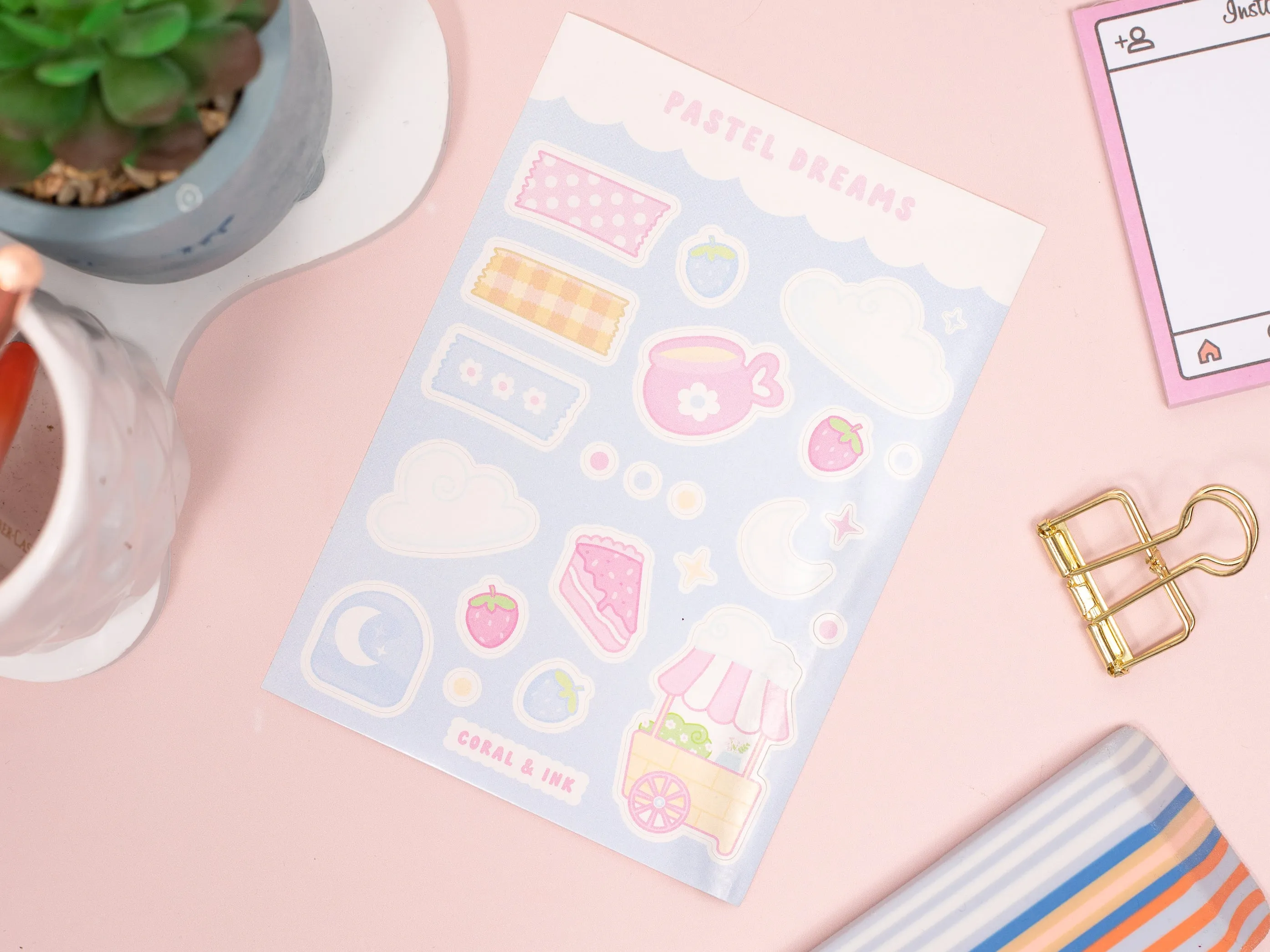 Pastel Dreams Sticker Sheet