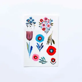 Poppies & Posies Vinyl Sticker Sheet