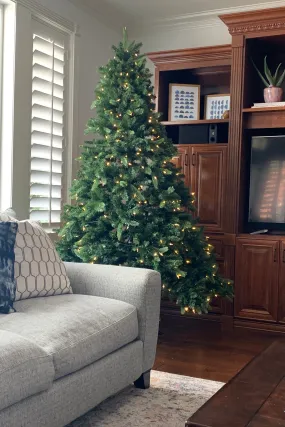 Prelit Spruce Tree