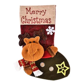 Printed 3d Rudolf Face Stocking
