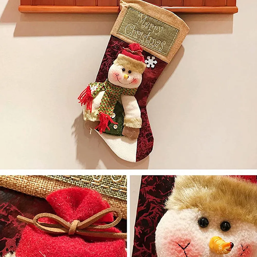 Printed 3d Snowman Stocking