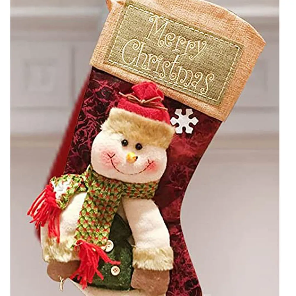 Printed 3d Snowman Stocking