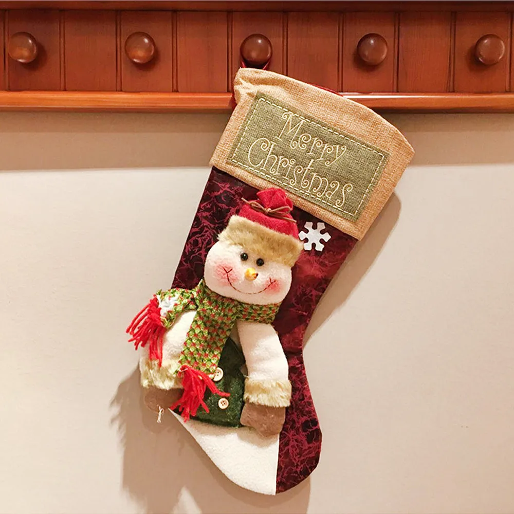 Printed 3d Snowman Stocking