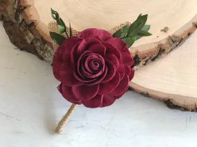 Rose Wine Boutonnière