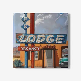 Santa Fe Lodge Ceramic Coaster