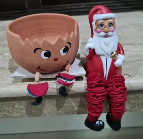 Santa   Planter combo