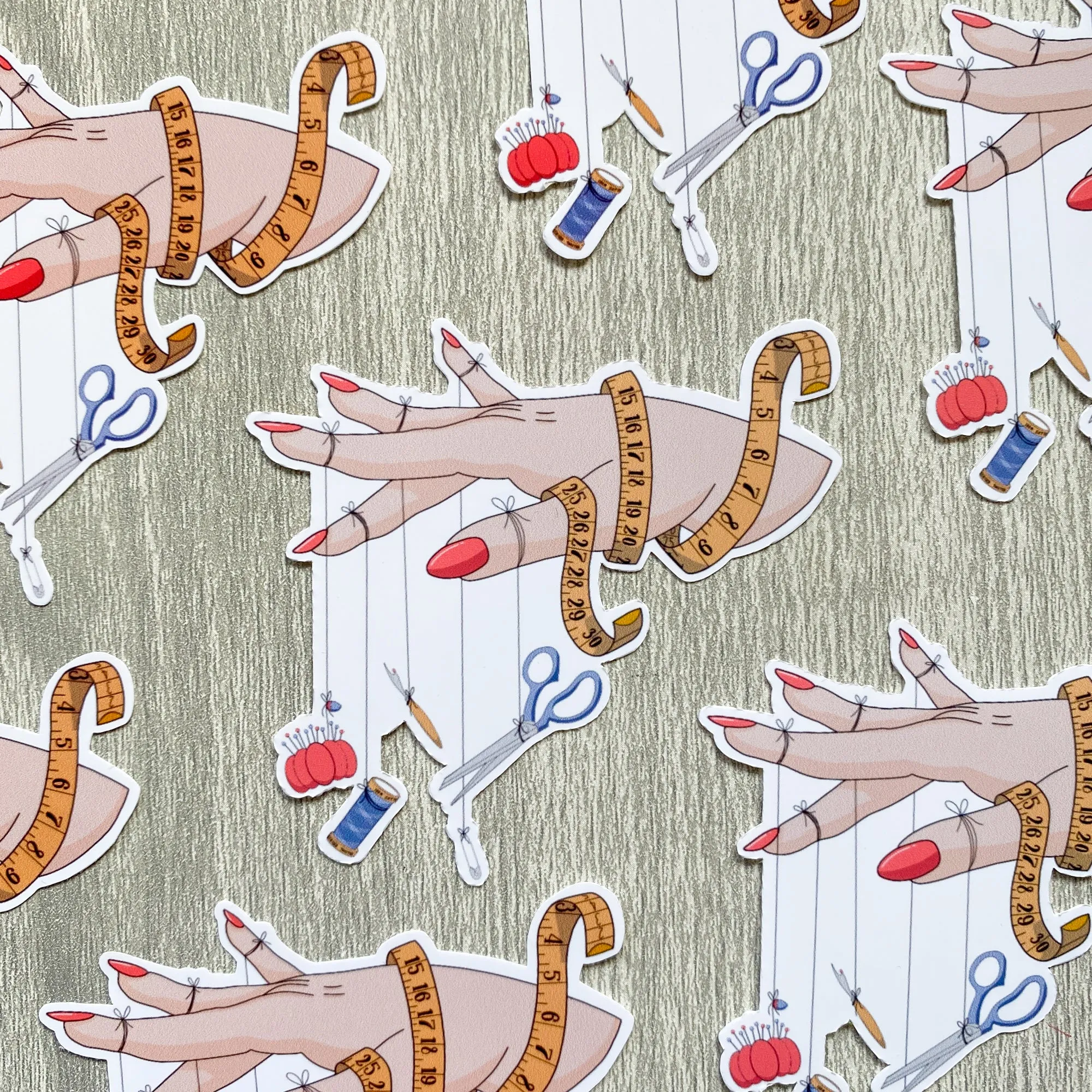 Sewing Puppeteer Sticker