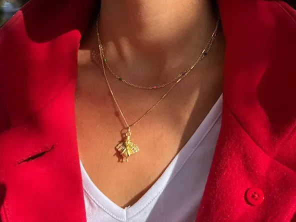 Sparkling Thanksgiving Turkey Pendant
