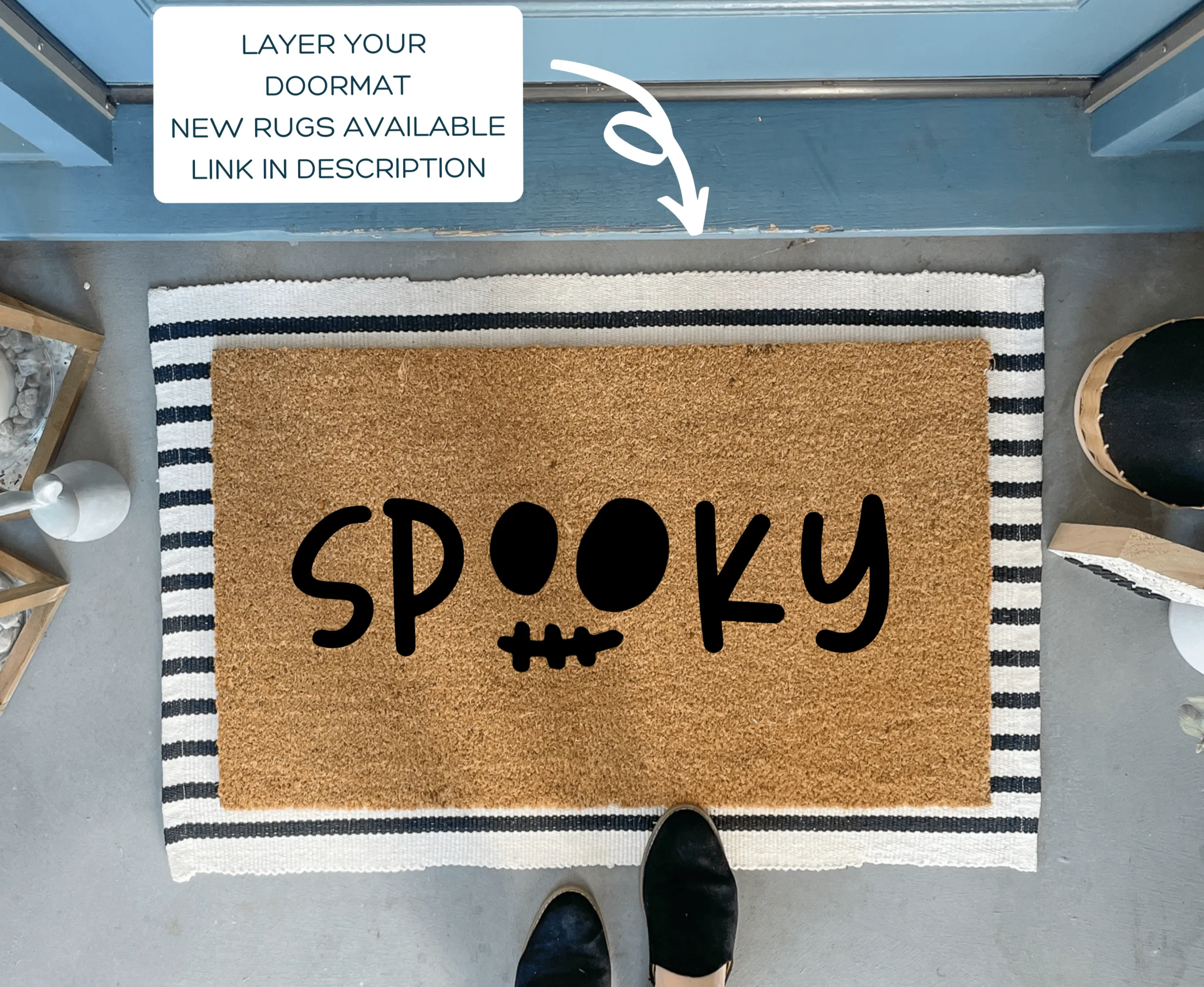 Spooky Halloween Doormat