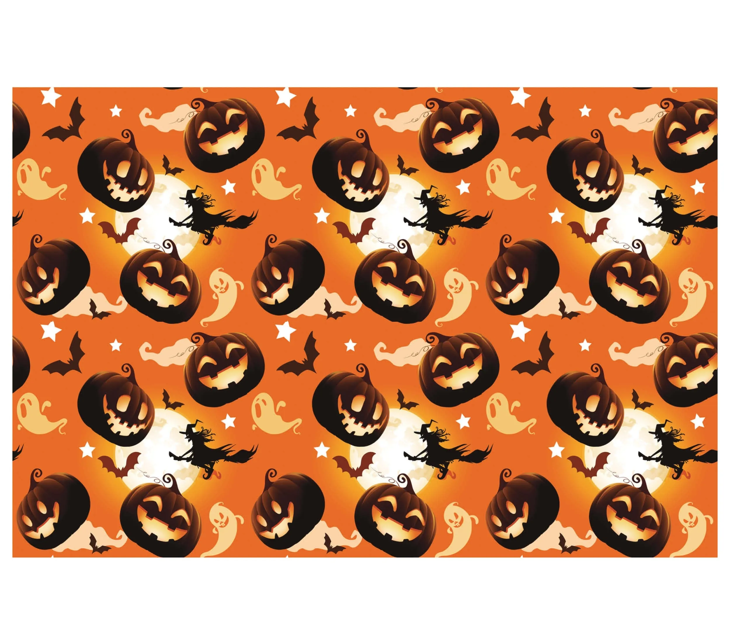 Spooky Pumpkin Tablecloth Halloween Tableware