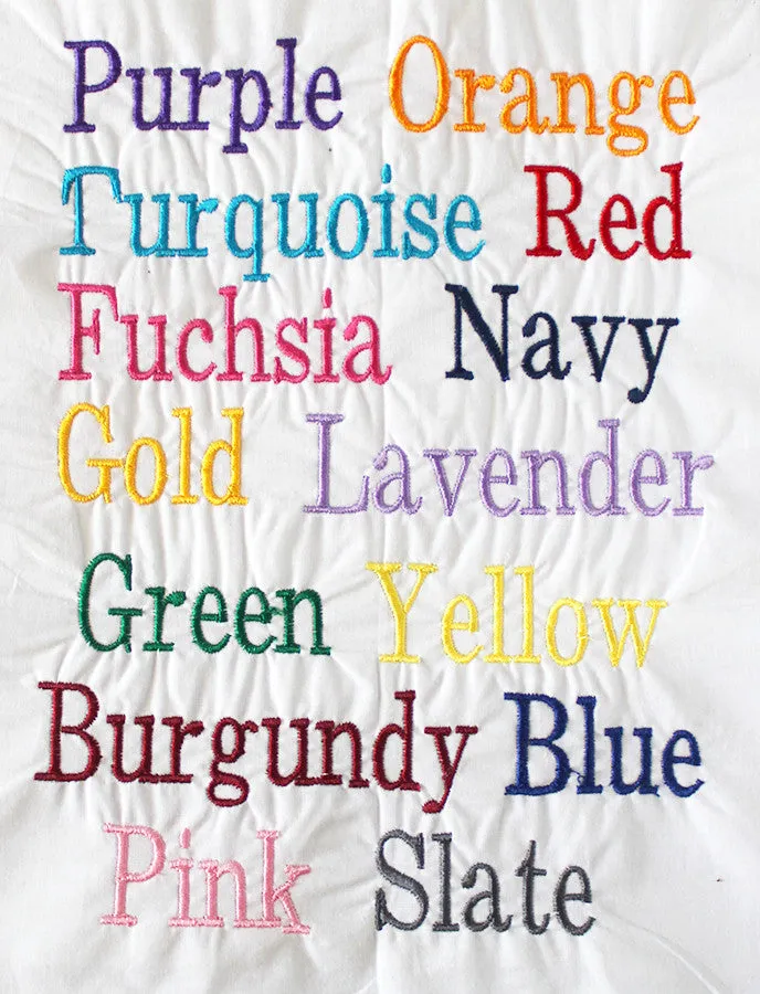 Stocking Name Embroidery