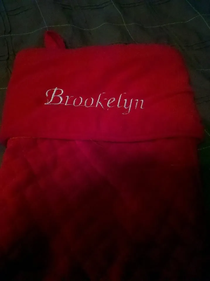 Stocking Name Embroidery