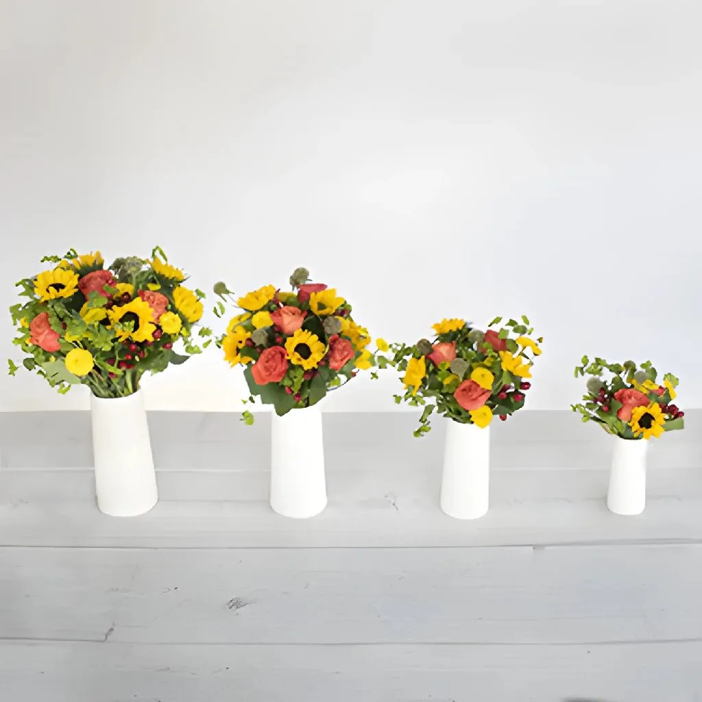 Sunflower Harvest Flower Centerpieces