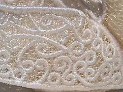 Swan Custodian in freestanding lace