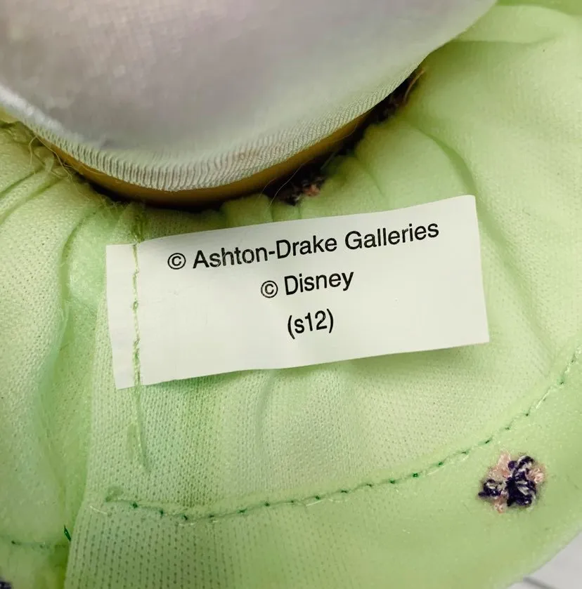 The Ashton - Drake Galleries Am I Cute Or What Realistic Lifelike Artist's Resin Baby Statue In a Tinkerbell Fairy Princess Dress Precious Pixies Collection by Doll Artist Cheryl Hill 5.25"-inches