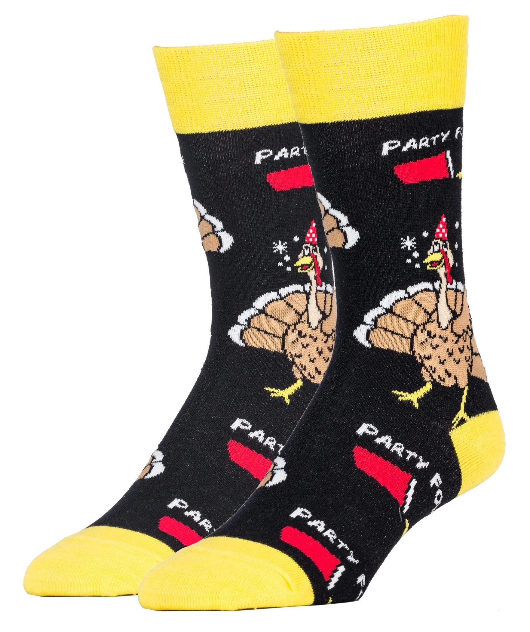 Turkey Party Fowl Socks (Men's)