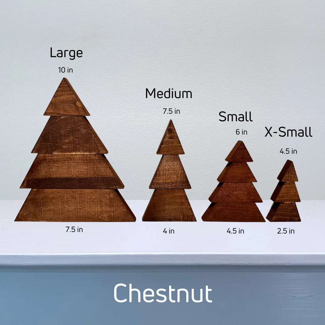 Up-cycled Wood Christmas Trees