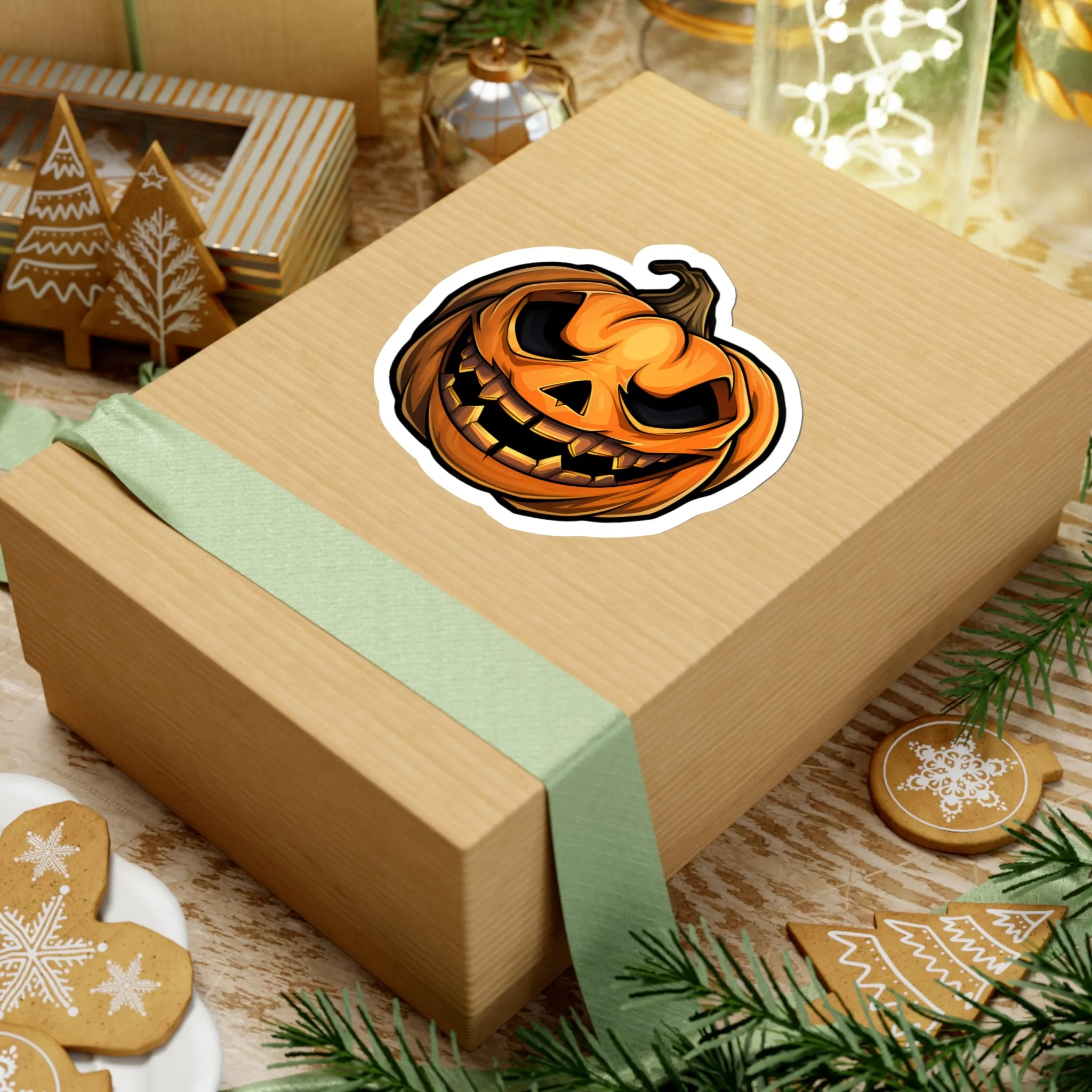 Upgrade Your Halloween Decor with Scary Pumpkin Stickers
