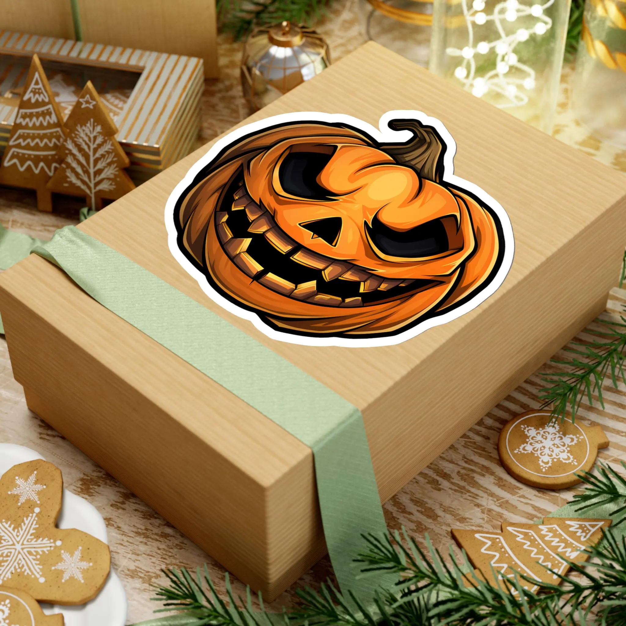 Upgrade Your Halloween Decor with Scary Pumpkin Stickers