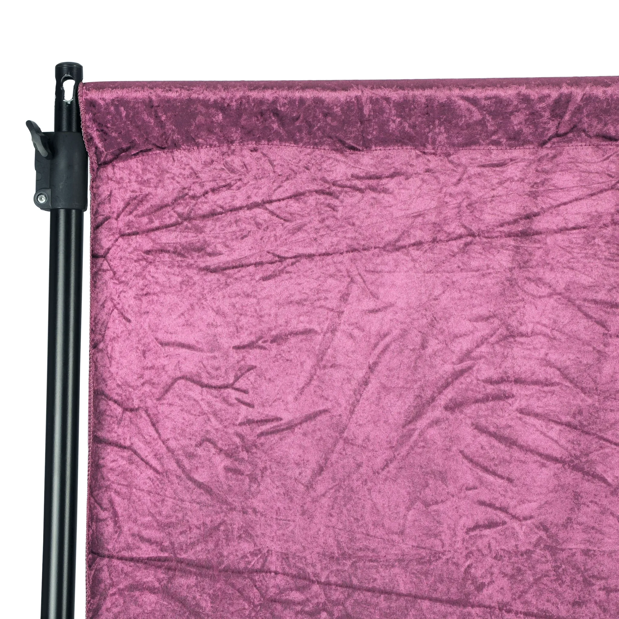 Velvet 12ft H x 52" W Drape/Backdrop Curtain Panel - Violet
