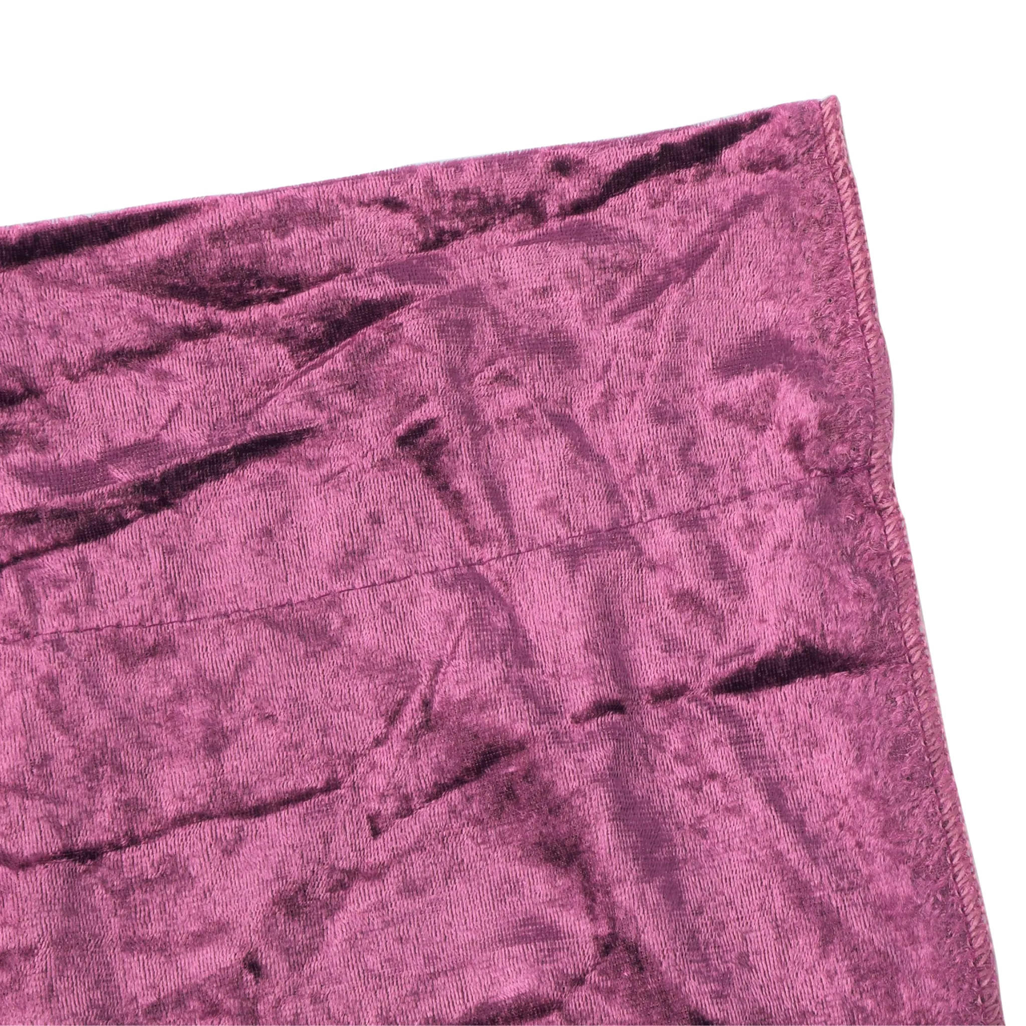 Velvet 12ft H x 52" W Drape/Backdrop Curtain Panel - Violet