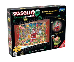 Wasgij Christmas #15 Santa's Unexpected Delivery 1000 Piece Puzzle
