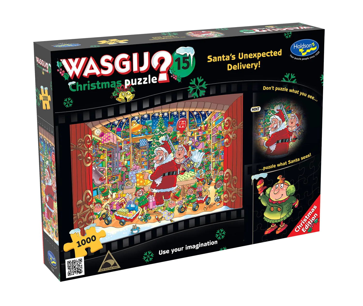Wasgij Christmas #15 Santa's Unexpected Delivery 1000 Piece Puzzle