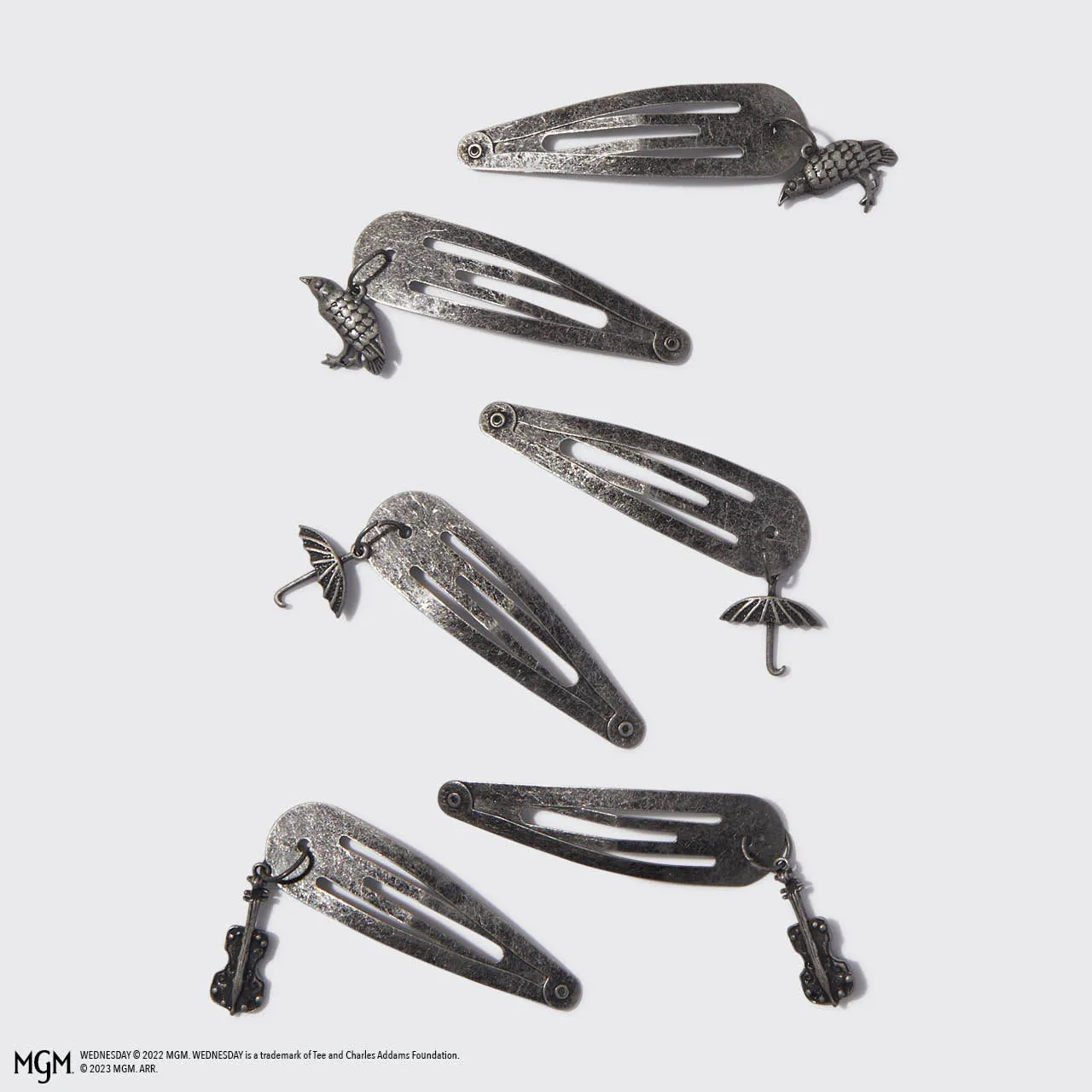 Wednesday x Kitsch Goth Snap Clips