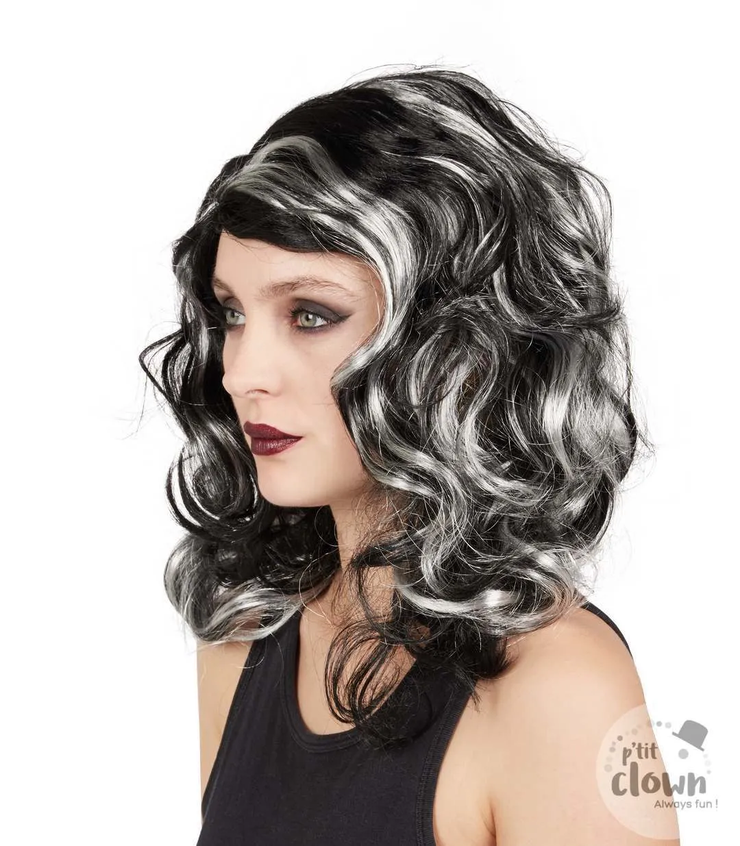 Wig - Witch (Black and grey)