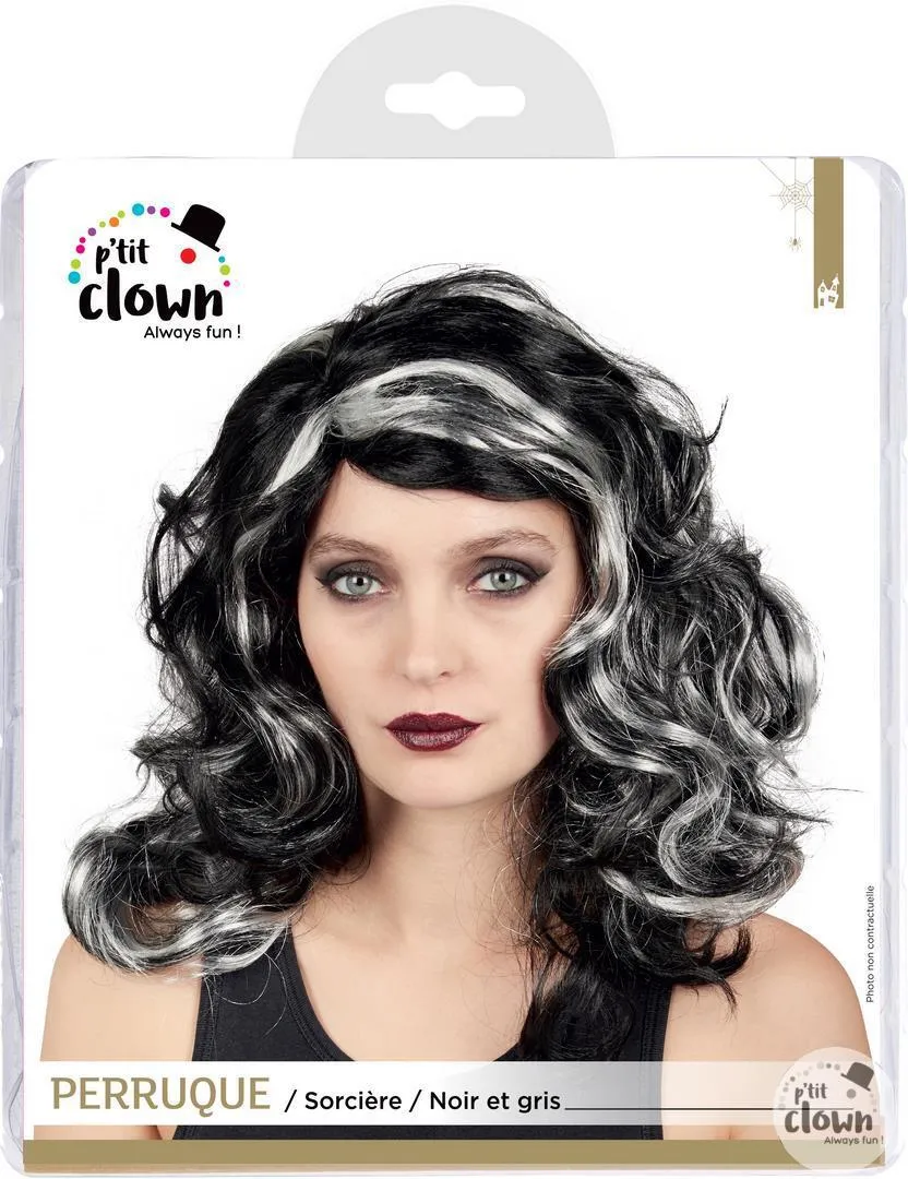 Wig - Witch (Black and grey)