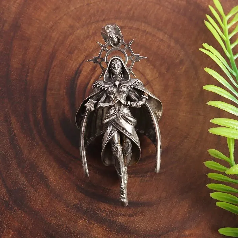 Witcher inspired Character Pendant Skull Necklace