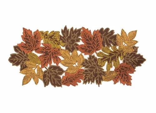 XD18805 Autumn Leaves Table Runner
