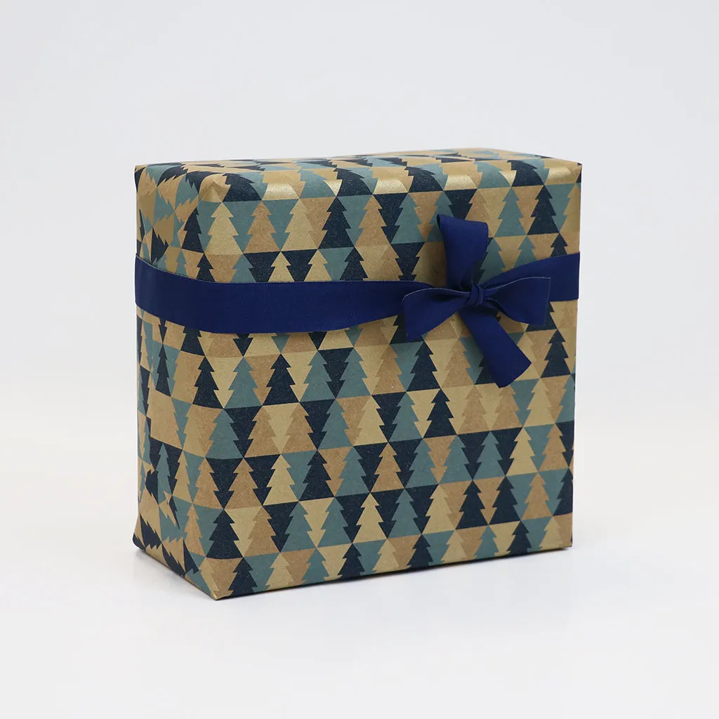 Xmas Fern Blue/Gold Counter Roll